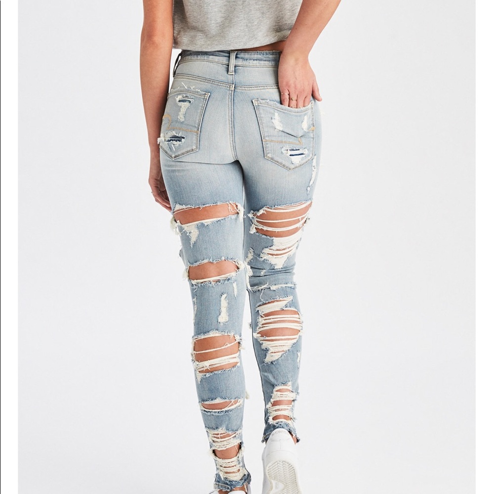 AE super high waisted jeggings